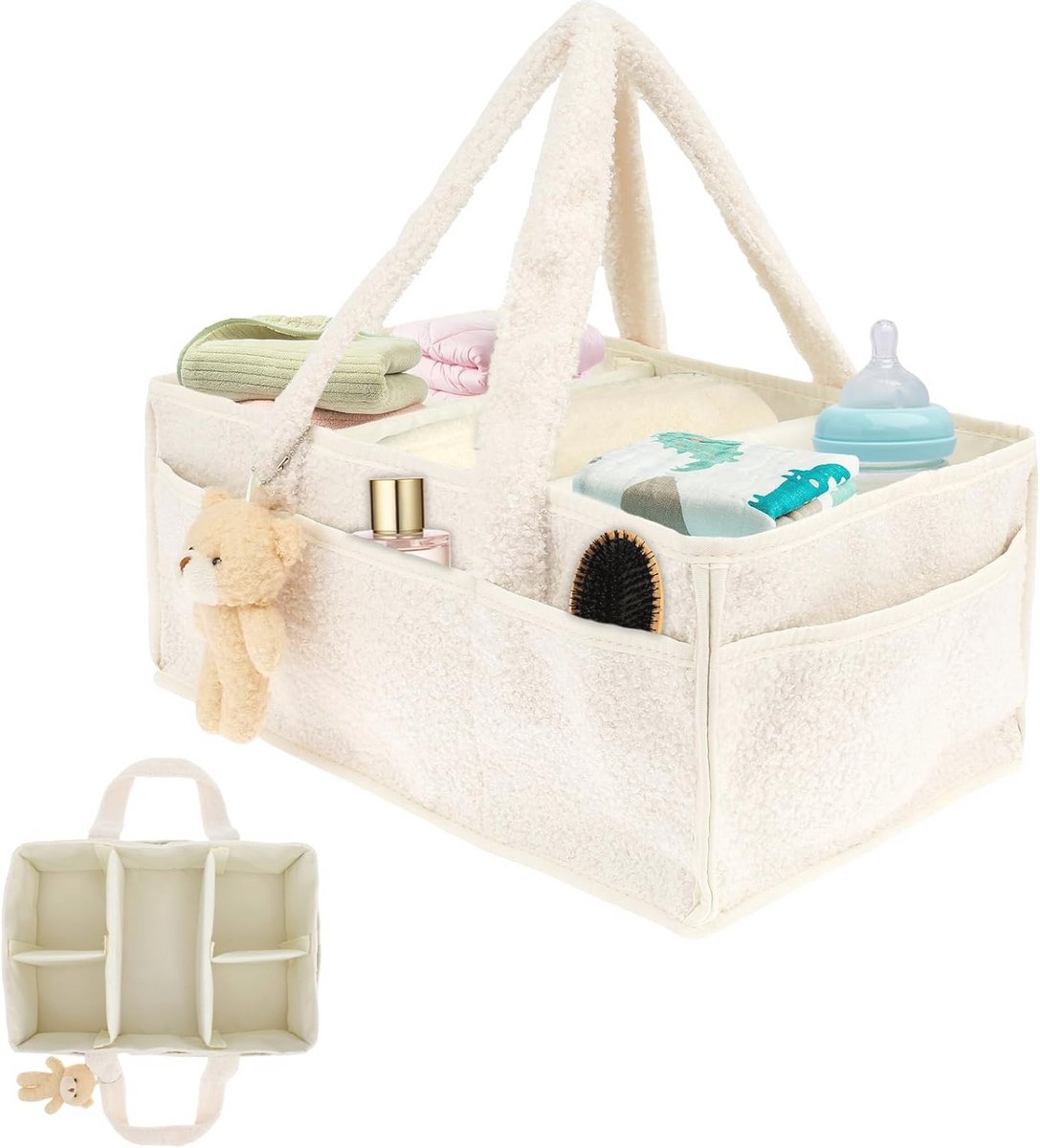 Draagbare Luiertas Organizer - Multifunctionele Caddy voor Babyartikelen