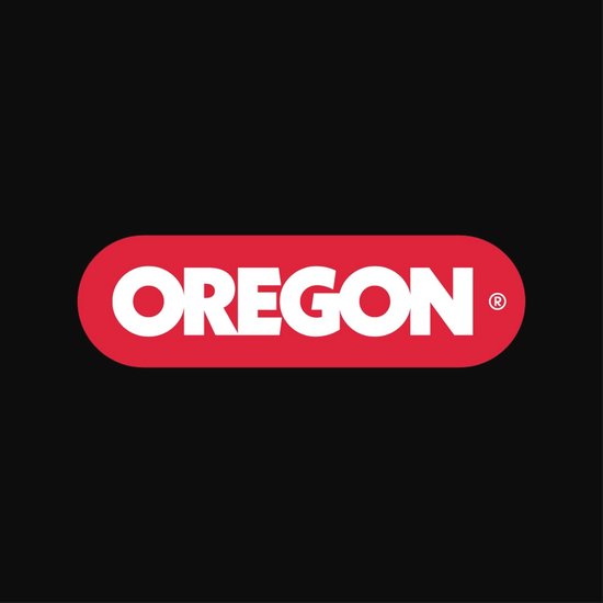 Oregon logo op een zwarte achtergrond.