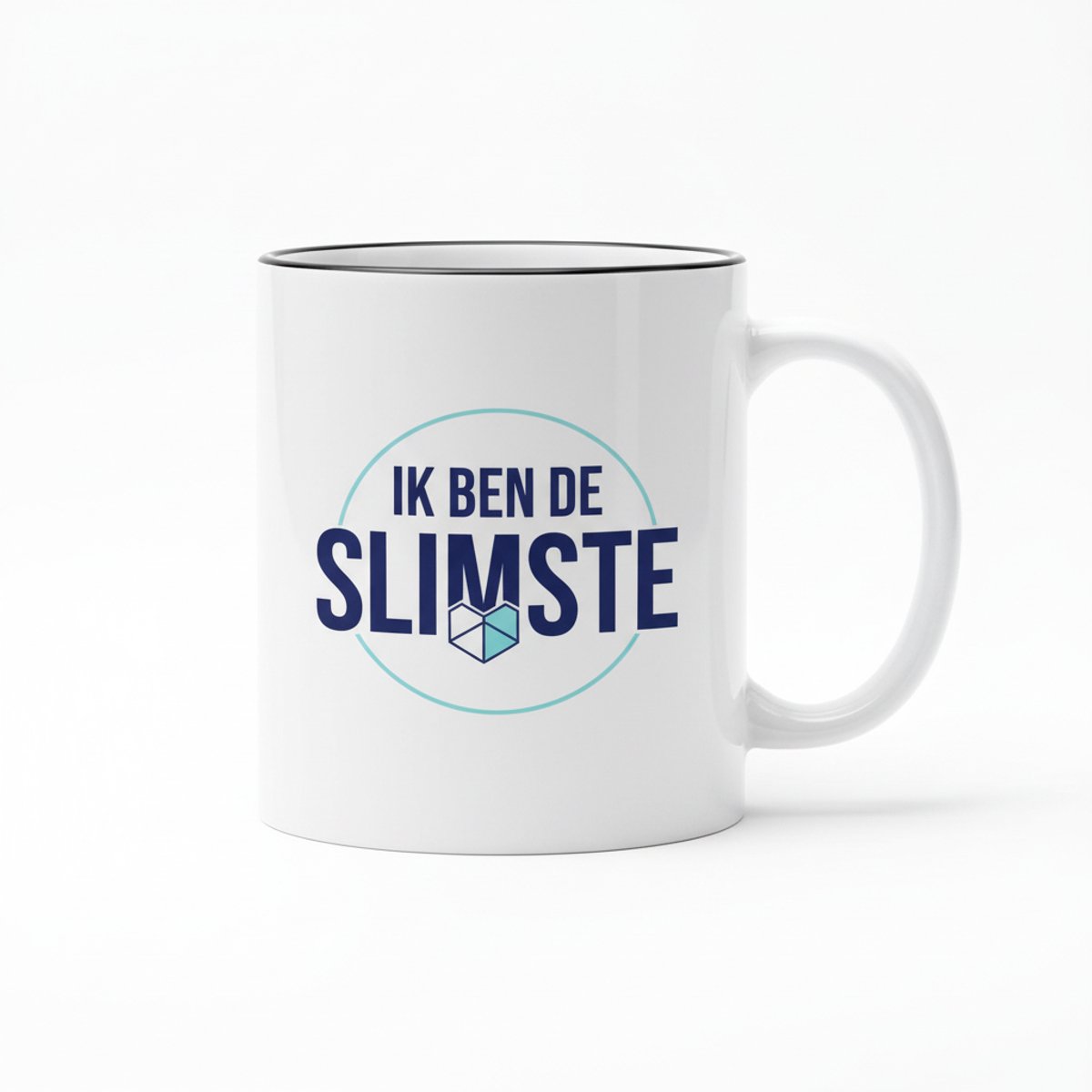 Ik Ben de Slimste Mok – Grappige Slimme Tekst – Humoristische Koffiemok 330 ml