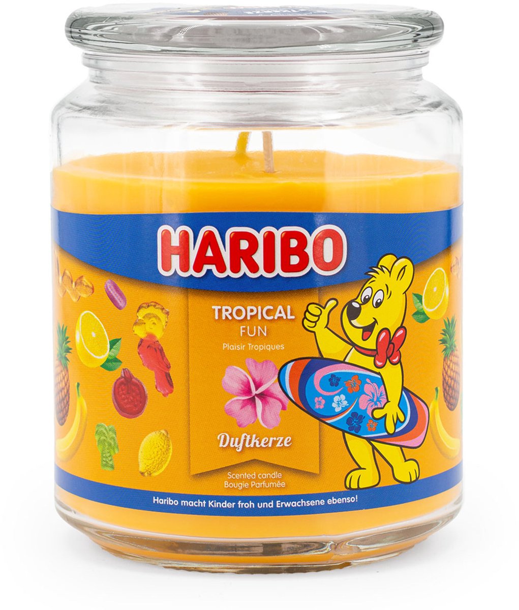 Haribo Geurkaars Tropical Fun - 510g Geel