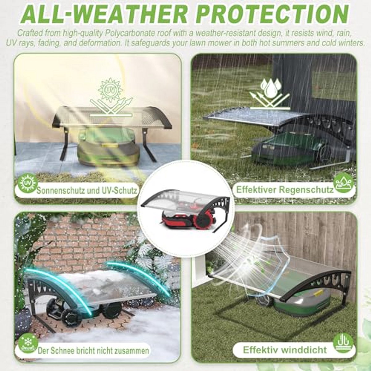 Carport voor Robotmaaier - Bescherming (EAN: ...5172) - afbeelding 3