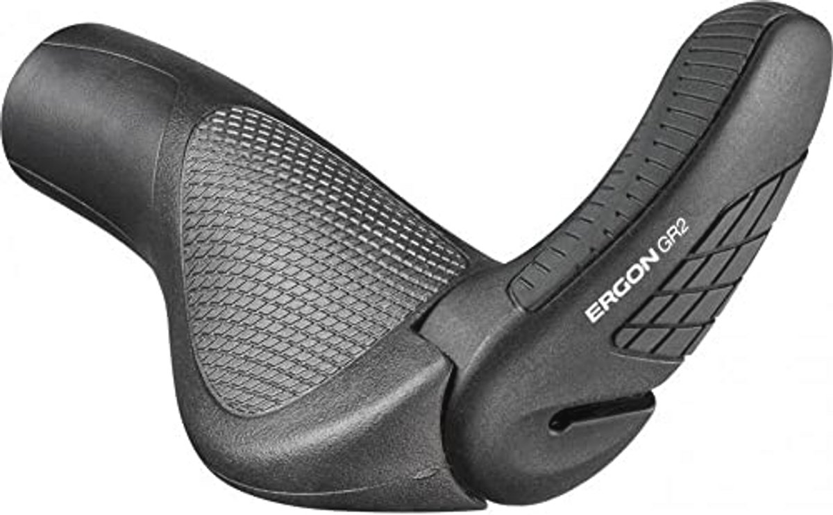 Ergonomische Fietsgreep voor Touring en MTB-fietsen - Klein, Zwart/Grijs