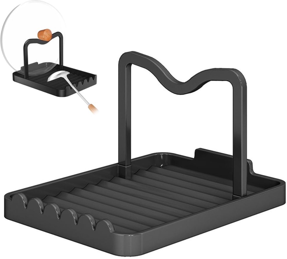Unyqoos® Handige houder voor deksel en keukengerei in compacte en stevige uitvoering