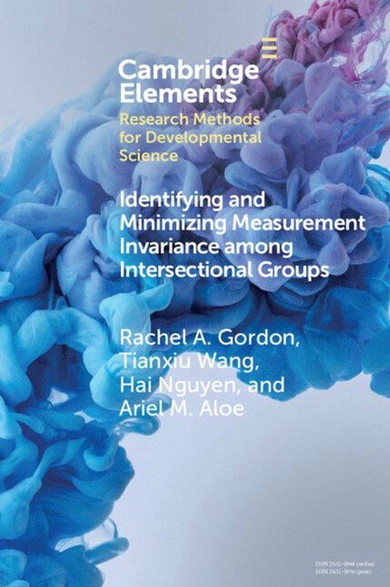 Elements in Research Methods for Developmental Science - Ide ... - cover