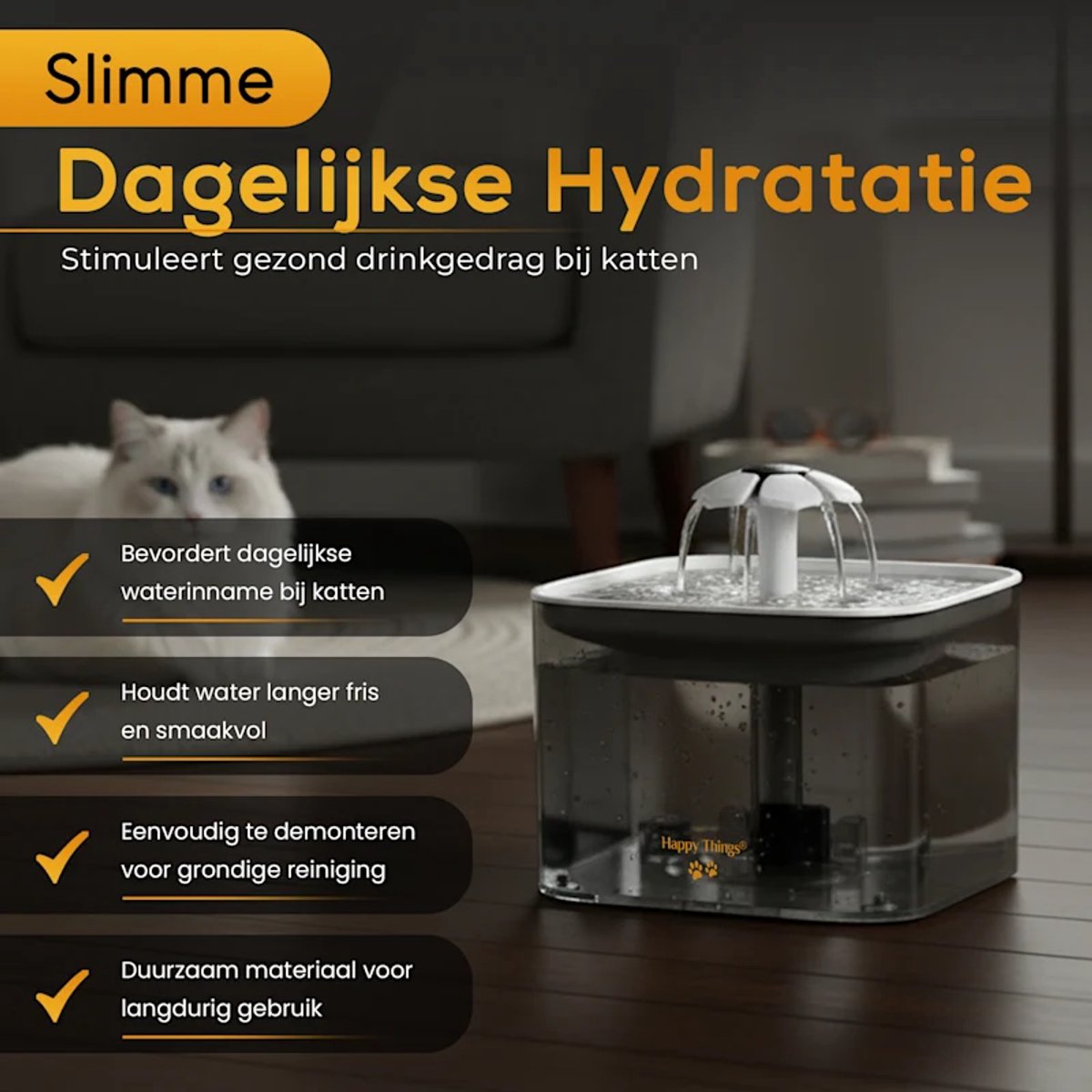 Happy Things - Drinkfontein Kat en Hond thumbnail 3