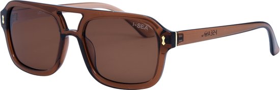 I-SEA ROYAL Zonnebril Polarized Taupe - Brown van Merkloos — afbeelding 2