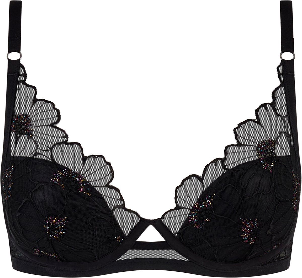 Chantelle Lush Plunge BH Festive - Zwart