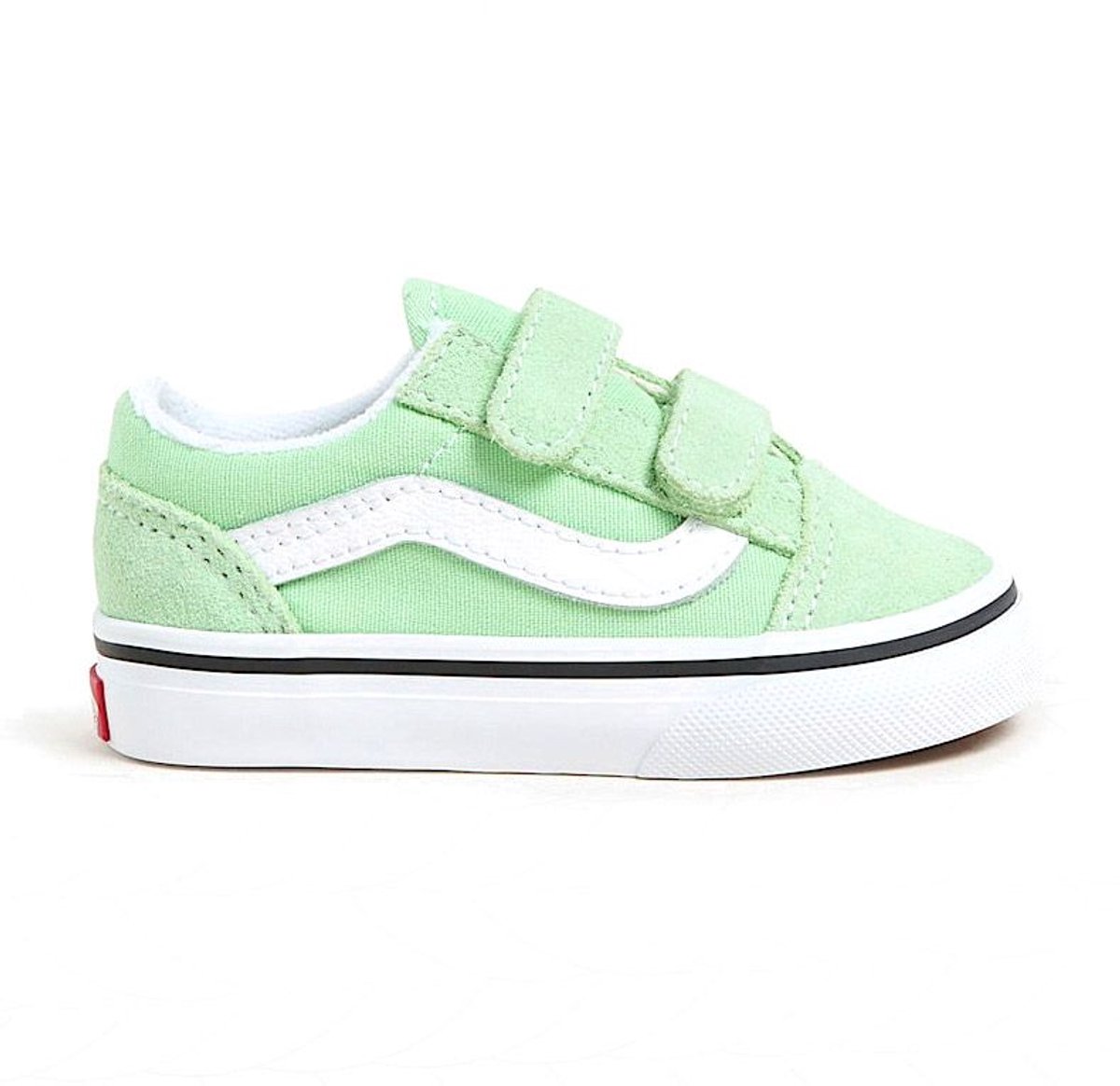 Vans Old Skool V lichtgroen - wit