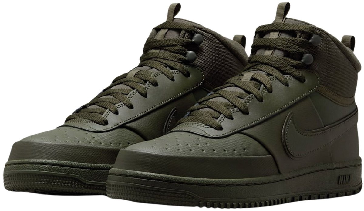 Nike Court Vision Mid Winter Sneakers Heren Donkergroen