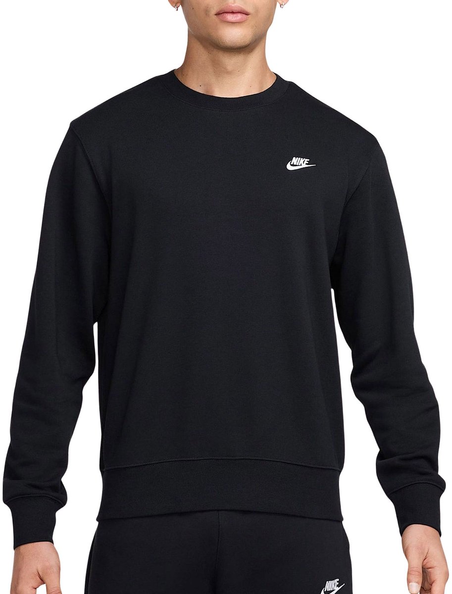 Nike Club Crew Sweater Heren Zwart
