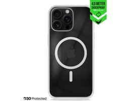 Striker Doorzichtig Hoesje geschikt voor Apple iPhone 16 Pro Max MagSafe Telefoonhoesje Hardcase | Striker X-Core Xtreme Impact Backcover Shockproof | Geschikt voor MagSafe | Geschikt voor Draadloos Opladen met Magnetische Ring | Geschikt voor