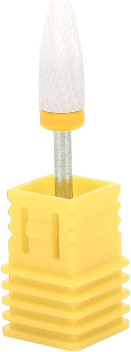 Keramische Nagelfrees Maïsvorm voor Manicure en Pedicure - Met Displaybasis