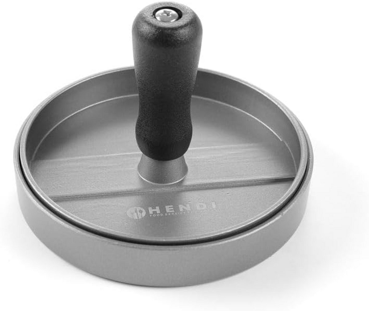 Hamburgerpers Pro: Hamburgers Maken Ø115mm - Non-Stick & Duurzaam Aluminium