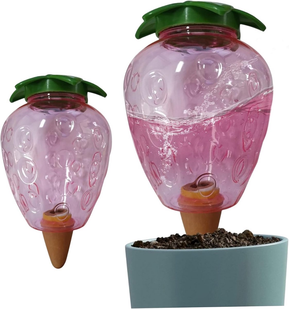 Zelf-Watergevende Plantenbollen (2 Stuks) - Automatische Waterdispenser voor Binnen- en Buitenplanten