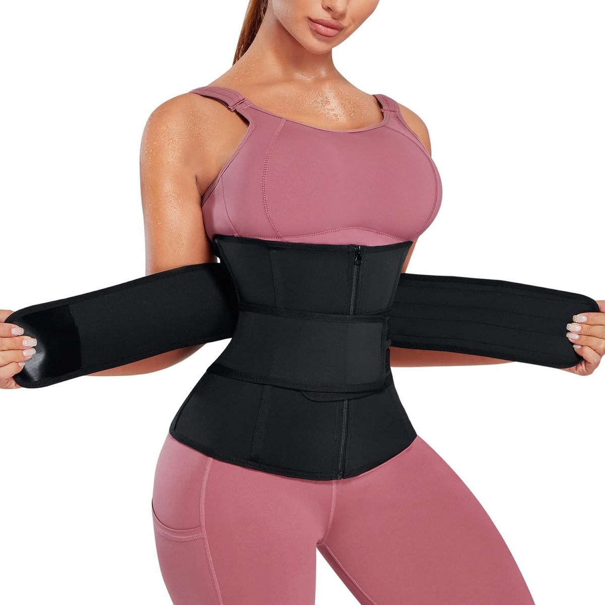 Taillevormer Korset met Dubbele Compressie voor Vrouwen - Body Shaper & Sportriem voor Buikcorrectie