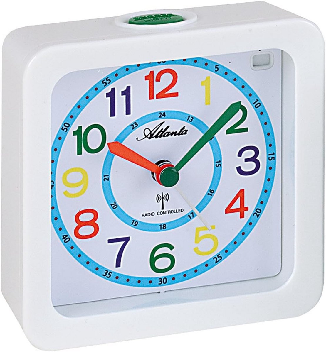 Kinderwekker Analoge Wekker Wit met Licht en Snooze - Zonder Tikgeluid