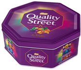 Nestlé Quality Street 900g - 11 smaken - XL snoeppot met bonbons en toffees - Chocolade cadeau - Chocolade mix in tinbox