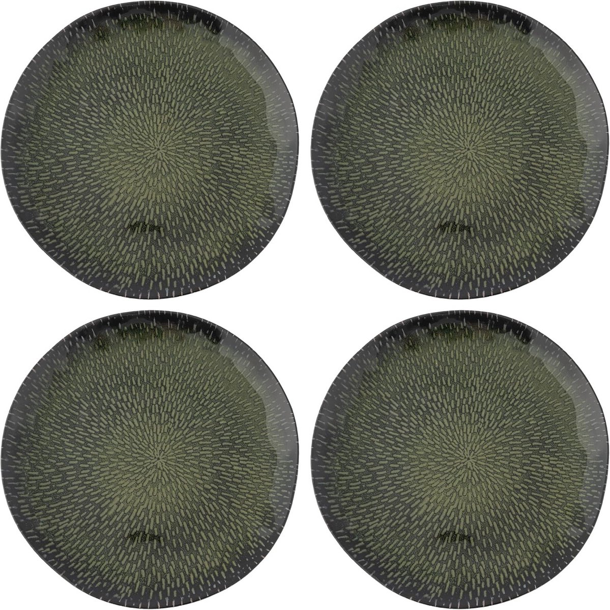 Set van 4 Melamine Diner Borden 27.3cm - Herbruikbaar en Vaatwasserbestendig