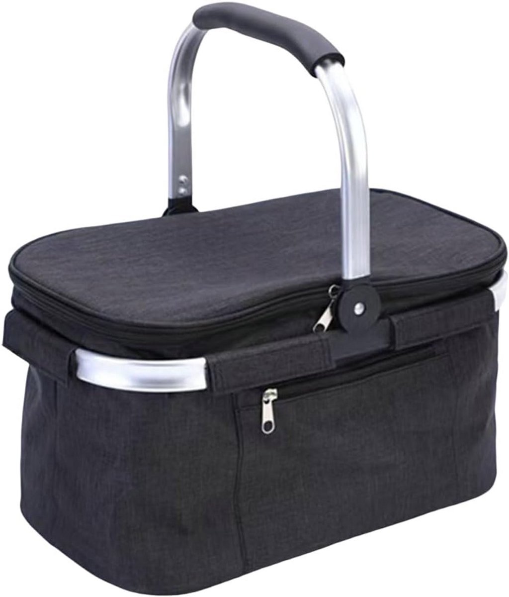 Grote 30L Waterdichte Koeltas - Geïsoleerde Boodschappenmand voor Picknick & Boodschappen