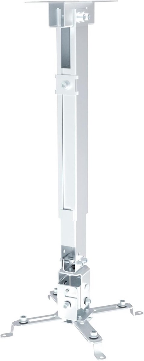 Verstelbare Projector Beugel voor Plafond en Wand - Wit