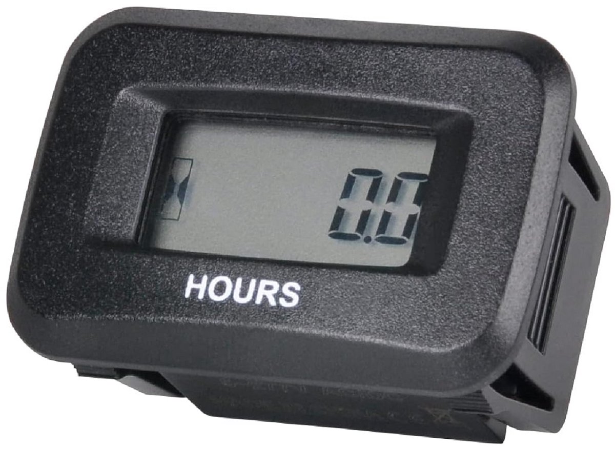 Digitale Urenteller AC/DC 5V-277V voor Tractoren, Compressoren, ATV's en Motoren - Waterdicht
