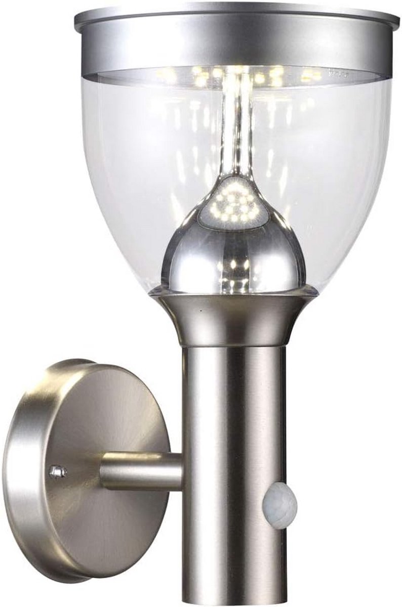 Solar Wandlamp met Bewegingssensor IP44 Buitenverlichting 16 LED