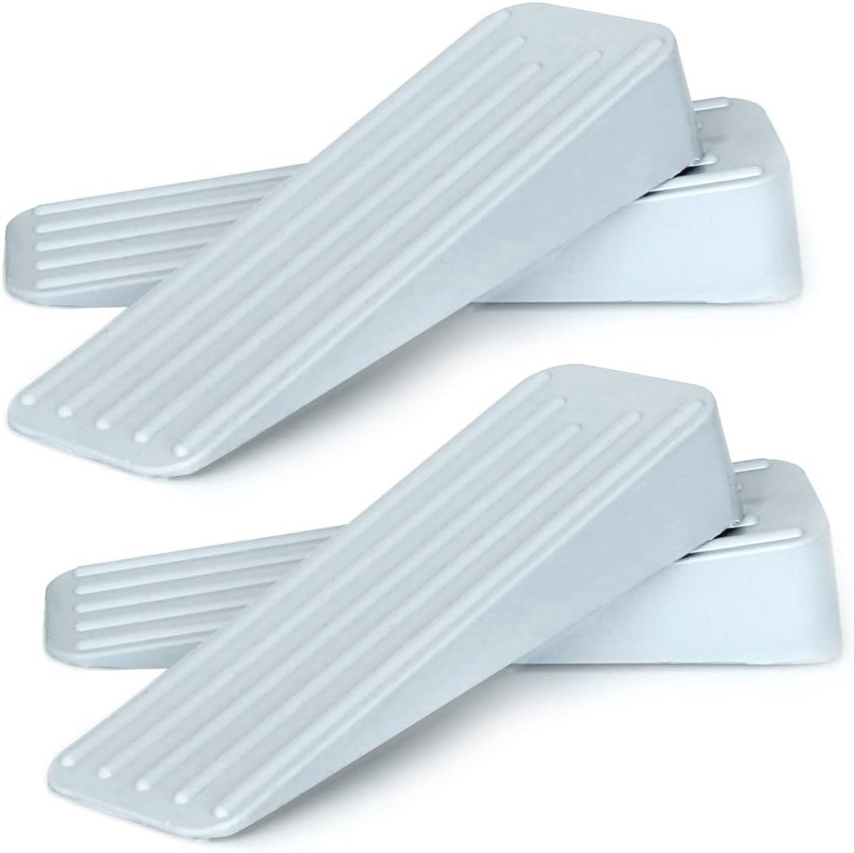 Rubberen Deurstopper Met Antislip - Geschikt Voor Binnen En Buiten - 4 Stuks