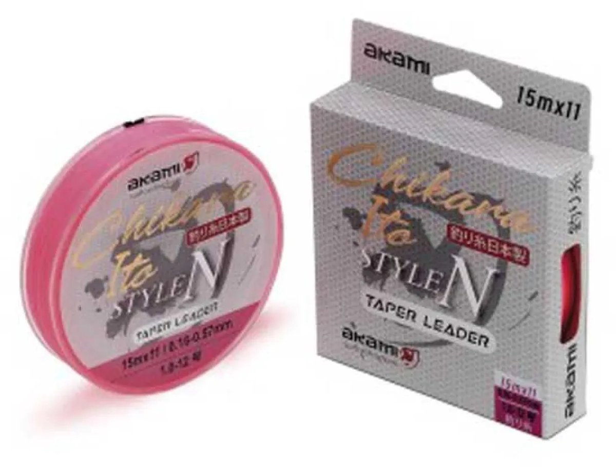 Akami Chikara Ito Taps Toelopende Onderlijn 15 M Roze 0.200-0.570 mm