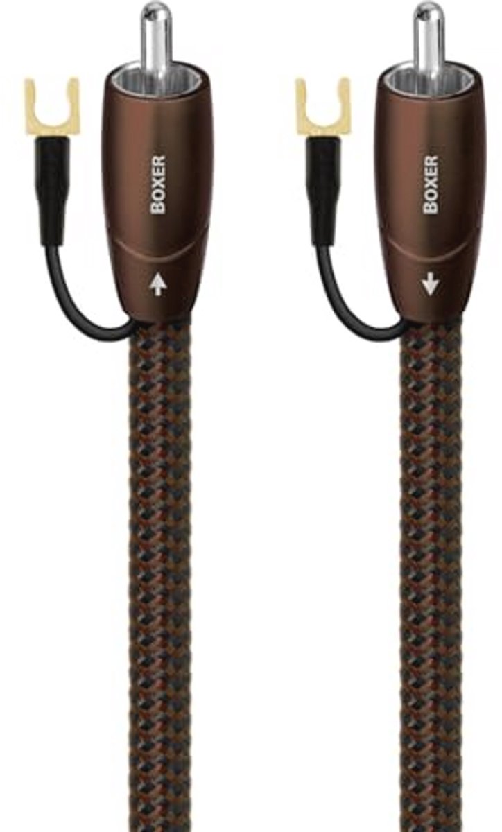 2 m Boxer RCA Audiokabel - Hoge Kwaliteit RCA Audiokabel (RCA, 2 m, Zwart)