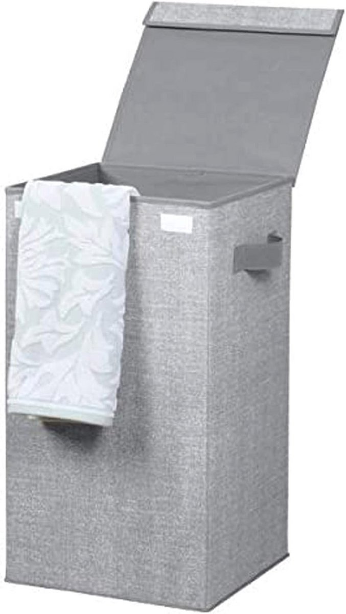Wasmand voor Badkamer of Slaapkamer - Opvouwbaar en Geschikt voor Kinderen - Grijs