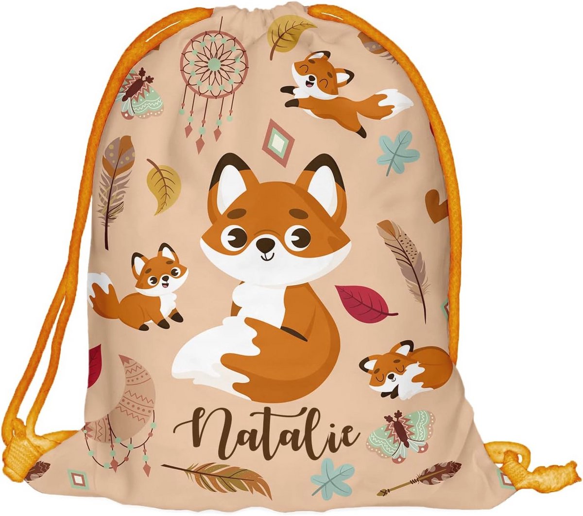 Kindergymtassen met naam - Personaliseerbare Fullprint Gymtas voor kinderen