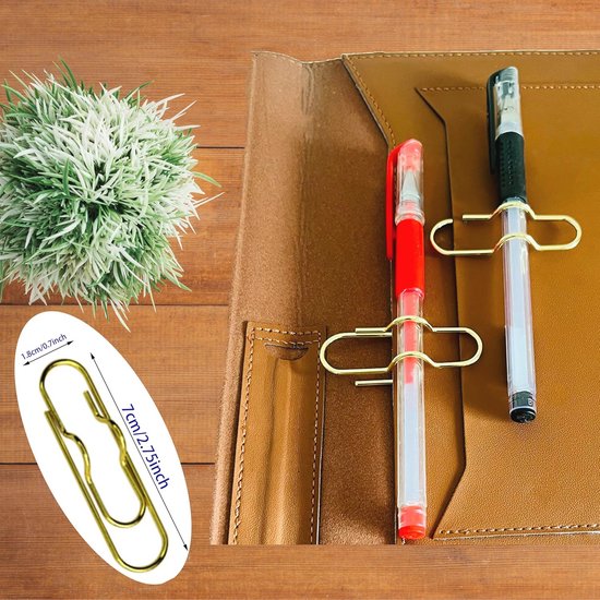 Pennenhouder clip (3 pennen) zwart | Pennenclip | pennenhouder