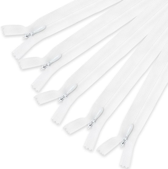 KGS Nylon ritssluiting, grote verpakking met 3 maten, 20 kleuren