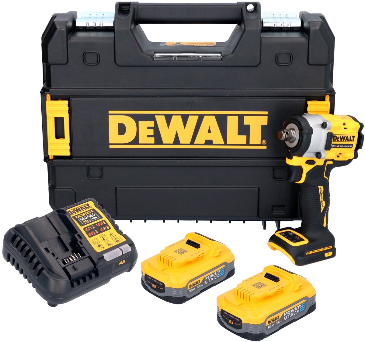 DeWalt DCF 921 NT accu-slagmoersleutel 18 V 400 Nm 1/2" borstelloos + TSTAK - zonder accu, zonder oplader