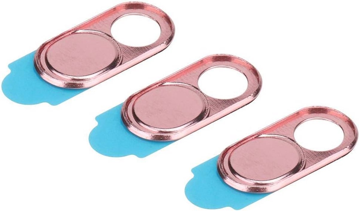 Ultradunne Camera Privacy Bescherming Lensdop Cap voor Smartphone, Tablet en Laptop - 3 Stuks