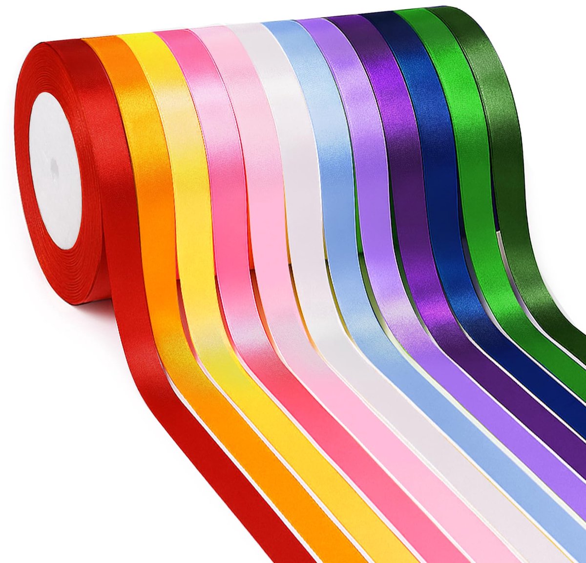 IMPERATORIS® Satijn Linten Set Voor Knutselen, Cadeaus, Decoratie - Cadeaulint - veelkleurig