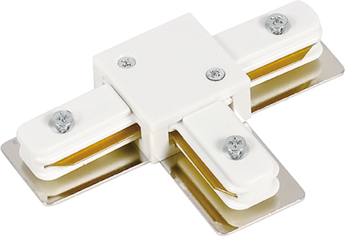 T-Connector Voor 1-Fase Rail Wit - Ledl