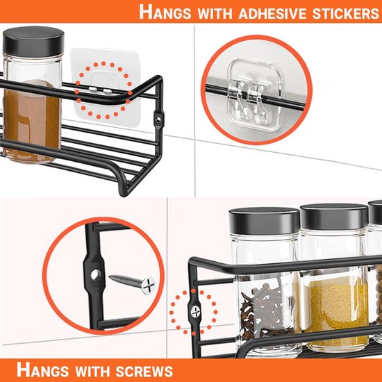 Kruidenrek, vrijstaande organizer, 3-laags kruidenrek, metalen plank, opbergplank voor aanrecht, organizer voor keuken, badkamer, slaapkamerhouder (brons