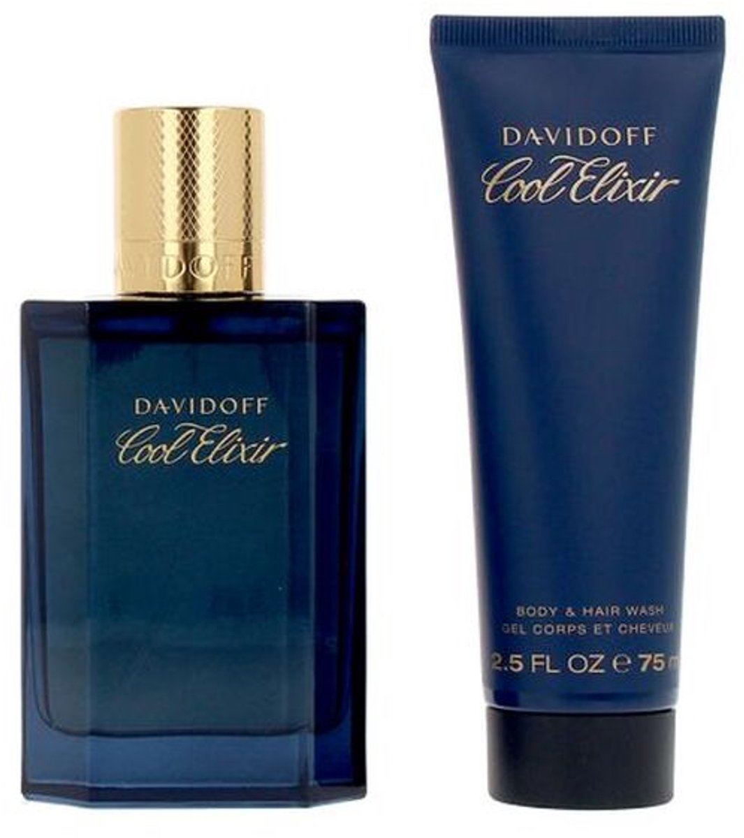 Parfumset voor Heren Davidoff COOL ELIXIR PARFUM INTENSE 2 Onderdelen