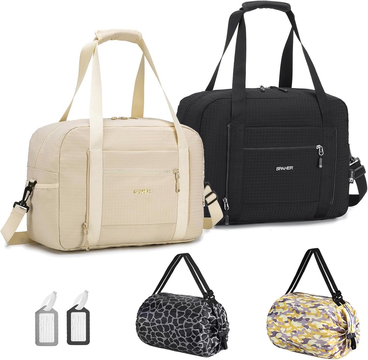 Lichte Reistas 40x30x15 met Natte Pocket - Waterdichte Weekendtas voor Sport en Reizen