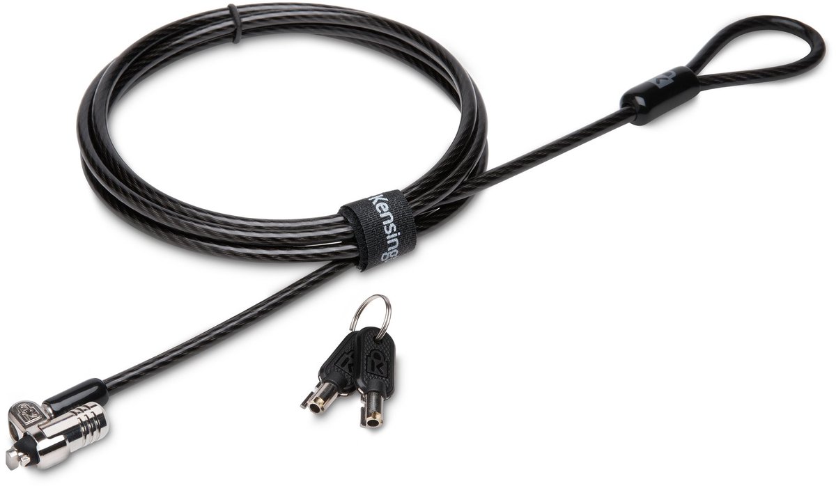 Kensington K65042EUM kabelslot Zwart, Zilver