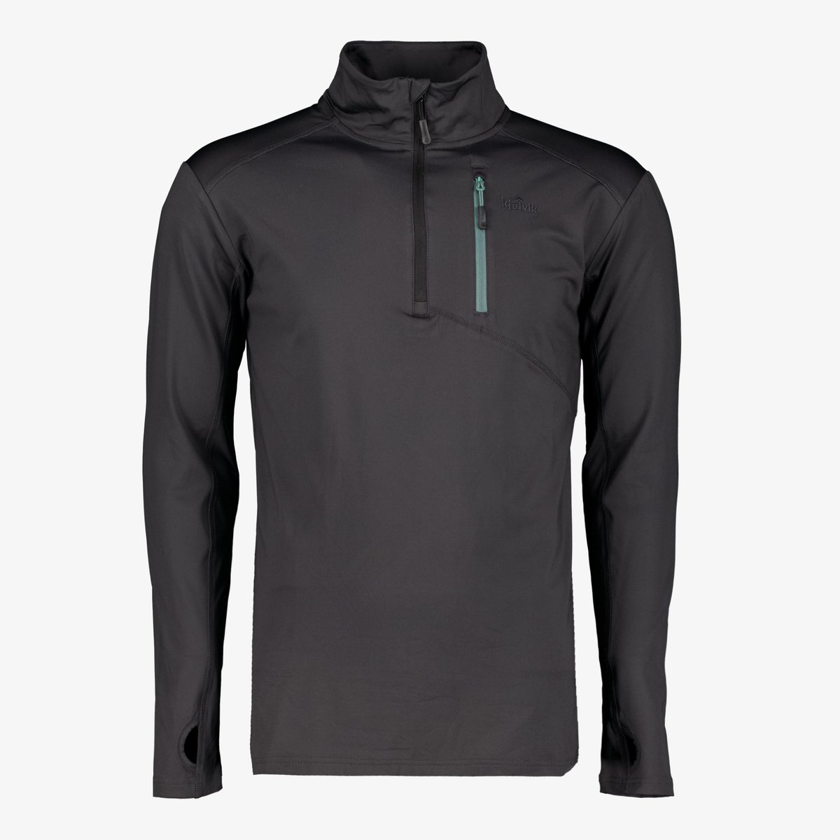 Kjelvik heren thermoshirt UV-werend zwart - Maat XXL