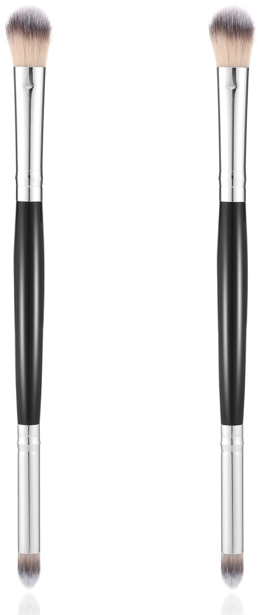 IMPERATORIS® Penselen Acrylverf - Borstelset met Professionele Penselen - Hardhout en Synthetisch Haar - Verf Kwasten - Kwast Set voor Gedetailleerd Schilderen, Nail Art, Schminken, Aquarel, Waterverf, Acryl, Olieverf - 2 stuks - ‎0.02 Kg