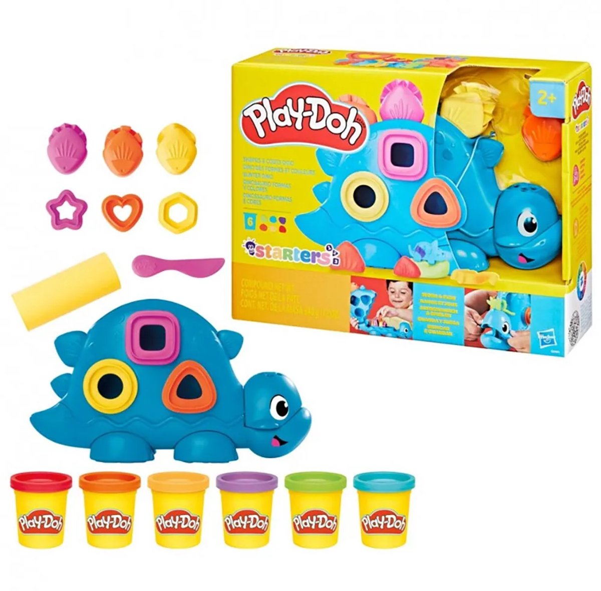 Play-Doh Dino Vormen en Kleuren speelset - boetseerklei — afbeelding 14