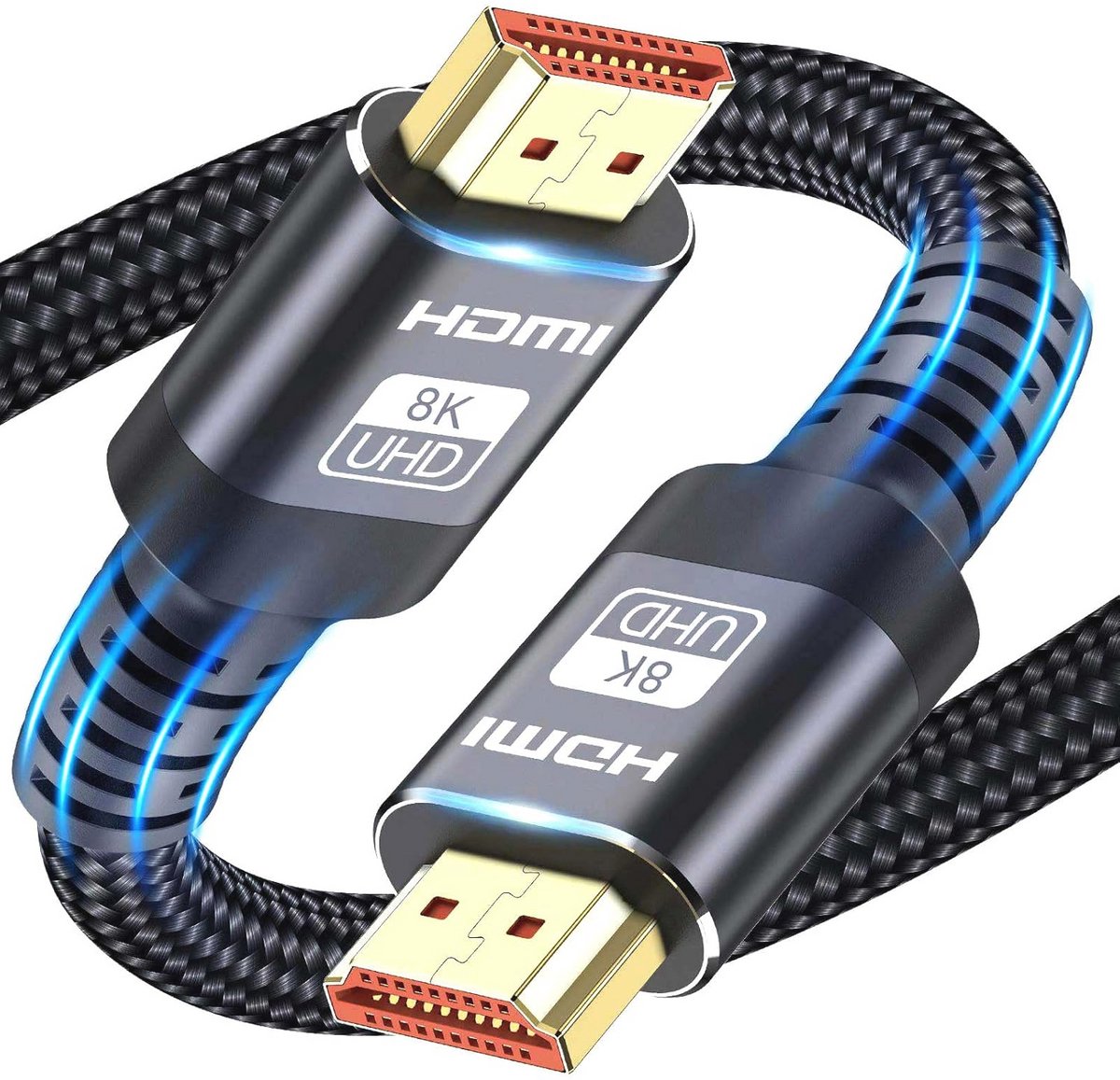 10K 8K HDMI-kabel 2.1, 7,5 m Ultra HD, hoge snelheid, 48 Gbps, ondersteunt dynamische HDR en Dolby Atmos