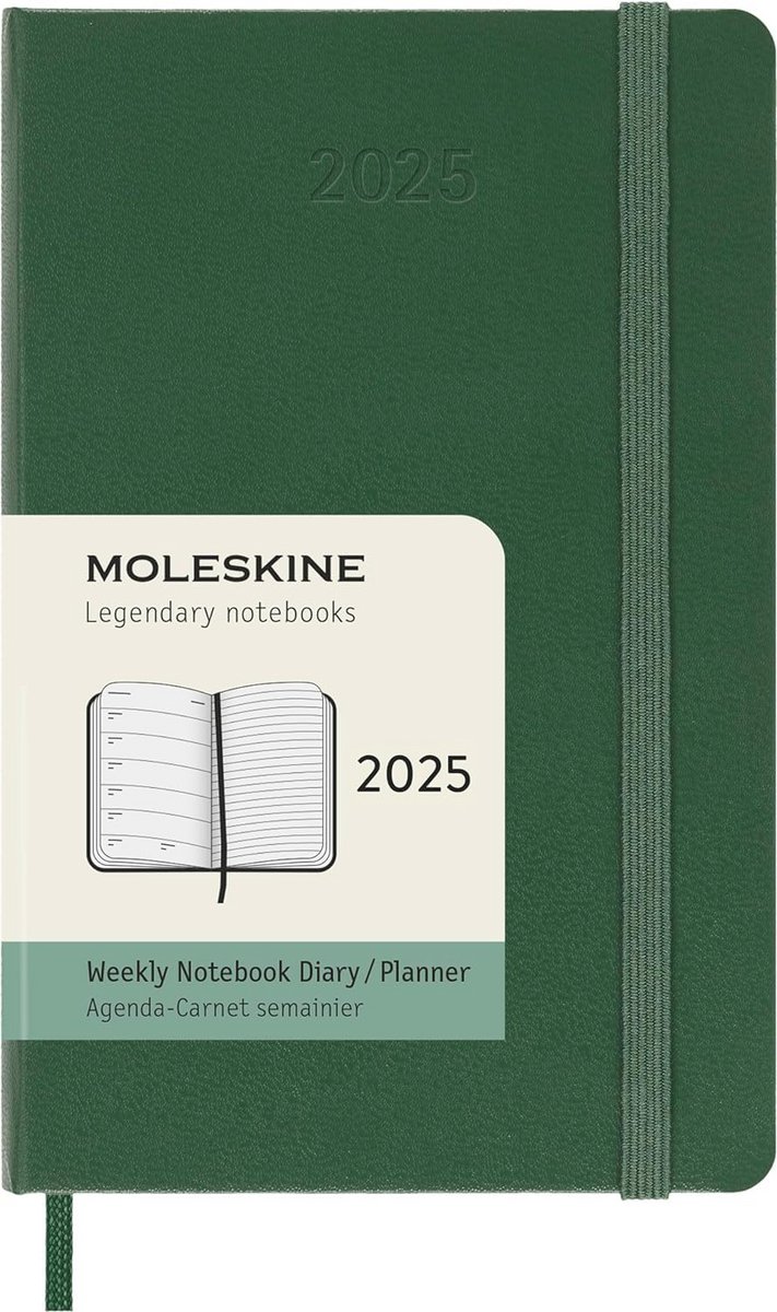 Pocketagenda 2025 - Groene Harde Kaft