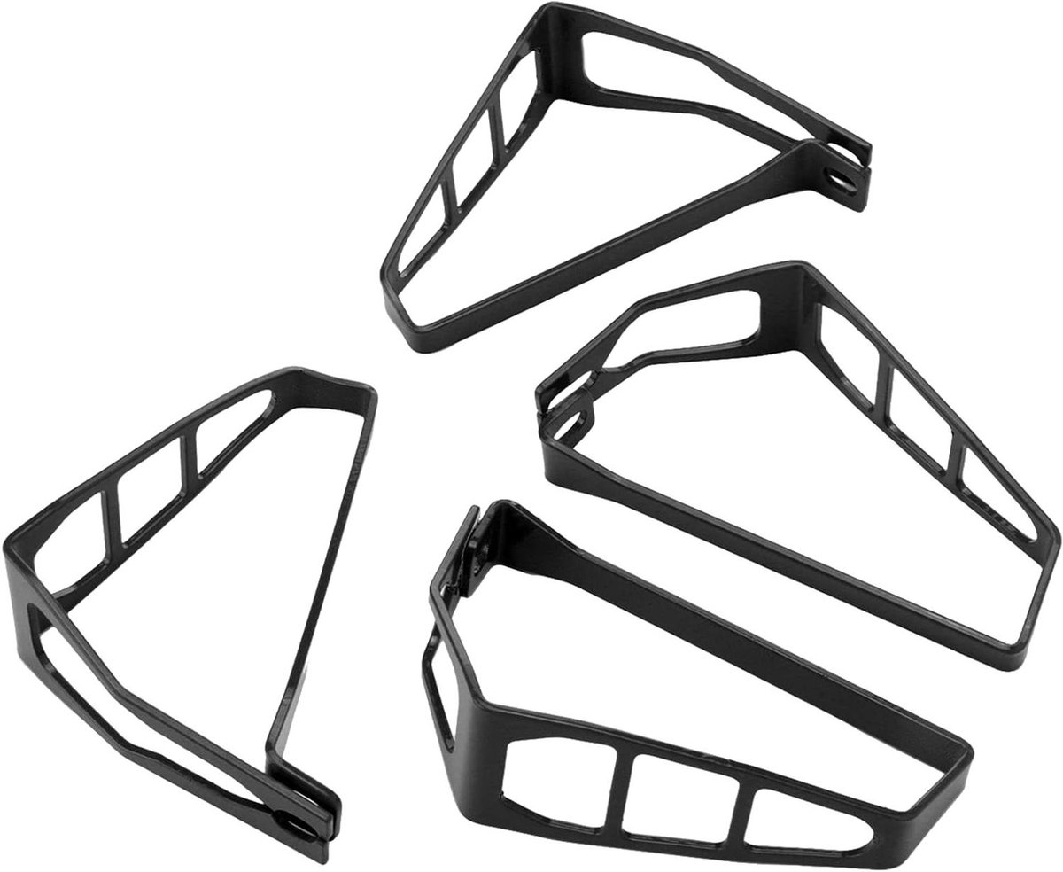 Allecta - Motorfiets Richtingaanwijzer Grill Aluminium Beschermende Cover - Set van 4 - R1250GS LC Adventure F850GS - Zwart