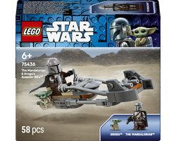 LEGO Star Wars 75436 Mandalorian en Grogu's speederbike