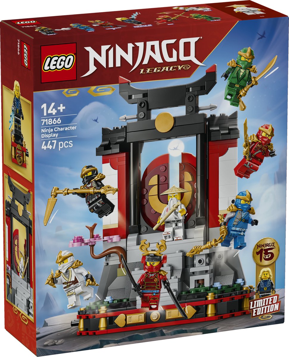 LEGO NINJAGO - 15-Jarig Jubileum: Display met Ninjapersonages - 71866 — afbeelding 16