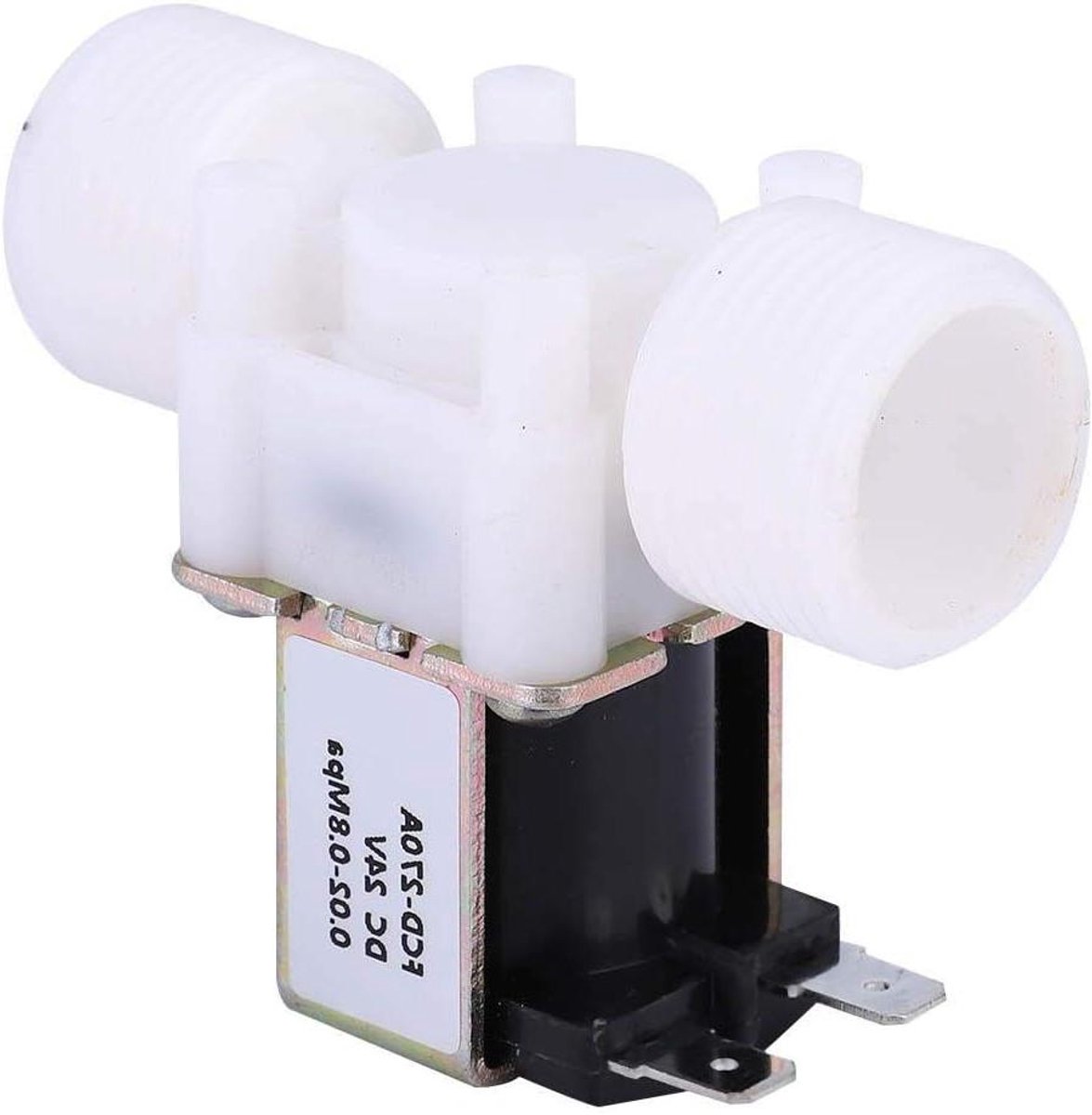 Allecta - Magneetventiel 3/4 inch DC 24V / AC 220V voor waterfilter - Normaal gesloten waterventiel met inlaat - Geschikt voor diverse toepassingen